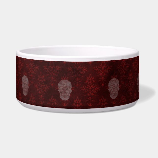 Falln Victorian Skulls Red (Front)