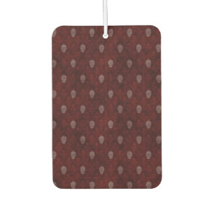 Falln Victorian Skulls Red Car Air Freshener