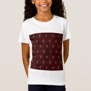 Falln Victorian Skulls Red T-Shirt