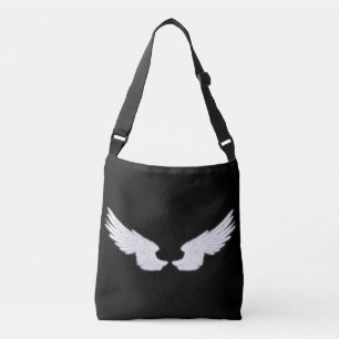 Falln White Angel Wings Crossbody Bag