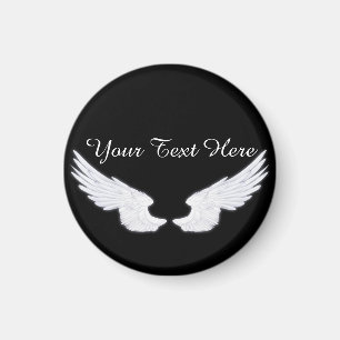 Falln White Angel Wings Magnet