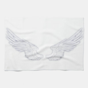 Falln White Angel Wings Tea Towel