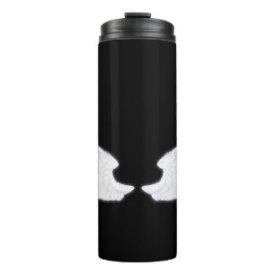 Falln White Angel Wings Thermal Tumbler