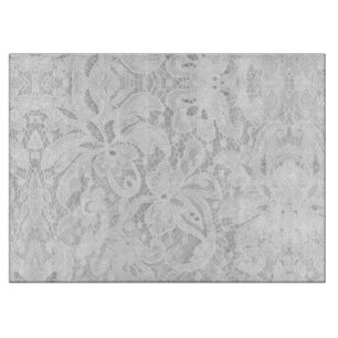 Falln White Lace Cutting Board