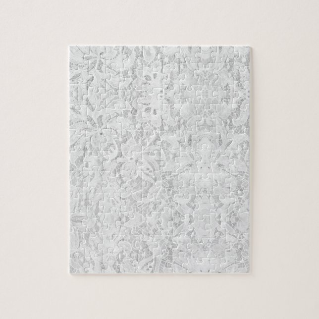 Falln White Lace Jigsaw Puzzle (Vertical)