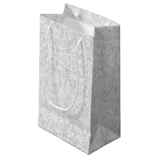 Falln White Lace Small Gift Bag