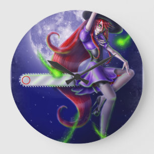 Falln Witchy PinUp Large Clock