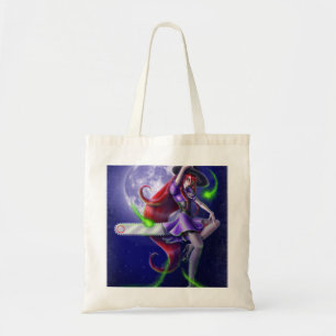 Falln Witchy PinUp Tote Bag