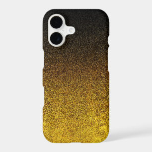 Falln Yellow & Black Glitter Gradient