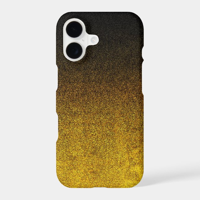 Falln Yellow & Black Glitter Gradient (Back)