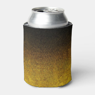 Falln Yellow & Black Glitter Gradient Can Cooler