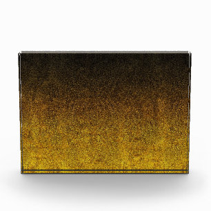 Falln Yellow & Black Glitter Gradient Photo Block