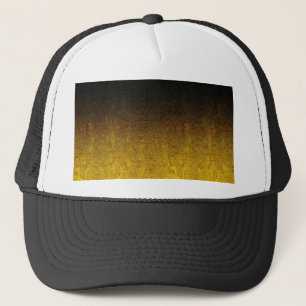 Falln Yellow & Black Glitter Gradient Trucker Hat