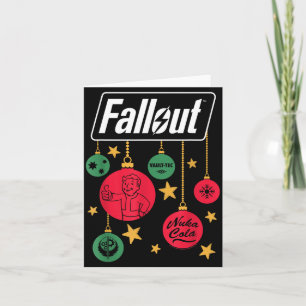 Fallout Logo Christmas Ornaments Video Game  Card