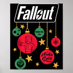 Fallout Logo Christmas Ornaments Video Game Poster
