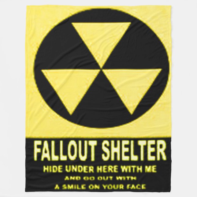 FALLOUT SHELTER FLEECE BLANKET (Front)