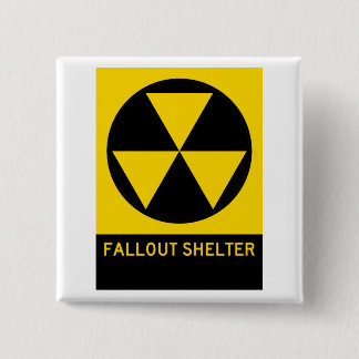Fallout Shelter Highway Sign 15 Cm Square Badge