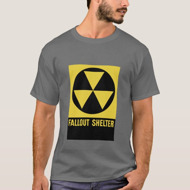 Fallout Shelter Sign T-Shirt (Front)
