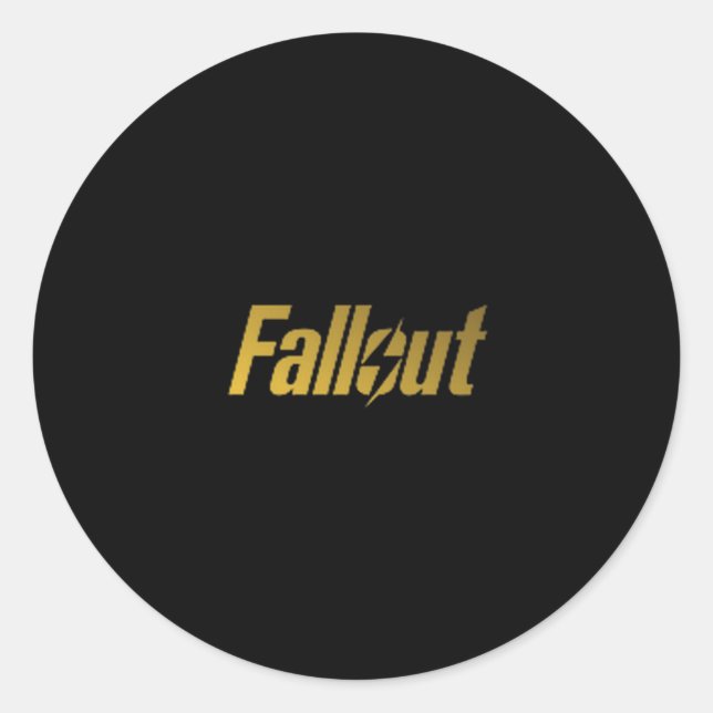 Fallout - Welcome To Fabulous New Vegas  Classic Round Sticker (Front)