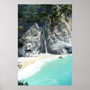 falls at Big Sur Poster