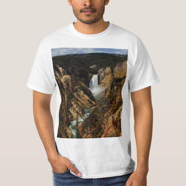 FALLS AT YELLOWSTONE YEAH T-Shirt (Front)