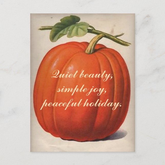 Fall's Harvest - Postcard (Front)