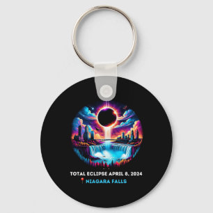 Falls New York Ny Total Solar Eclipse April 81 Key Ring