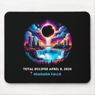 Falls New York Ny Total Solar Eclipse April 81 Mouse Mat