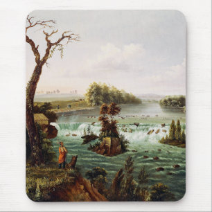 Falls of Saint Anthony by Henry Lewis Mouse Mat