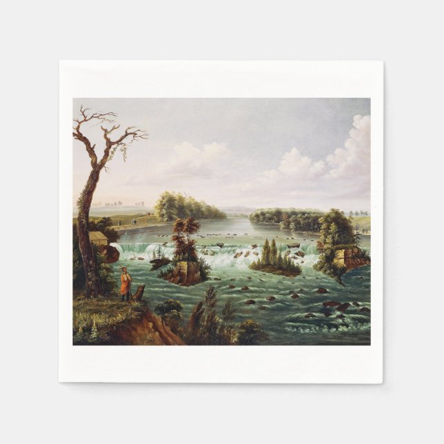 Falls of Saint Anthony by Henry Lewis Napkin (Front)