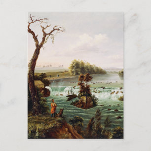 Falls of Saint Anthony by Henry Lewis Postcard