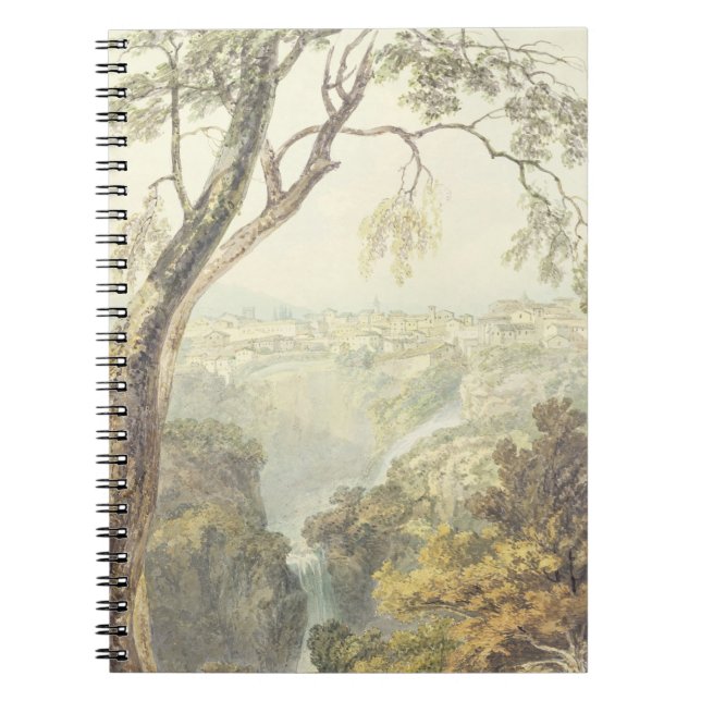 Falls of the Anio (w/c) Notebook (Front)