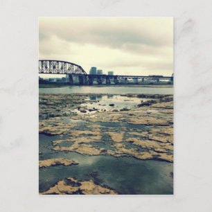 Falls of the Ohio Fossil Beds at Dusk Postcard