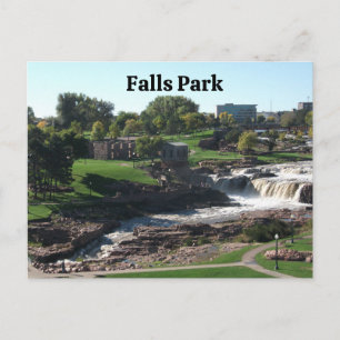 Falls Park, Sioux Falls, South Dakota Postcard