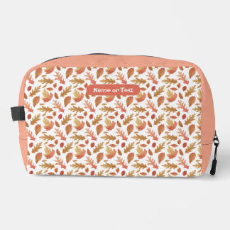 Falls to Nature Autumn Leaves Earthy Sweet Pastel Dopp Kit