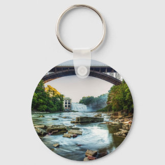 Falls Under the Bridge Key Ring