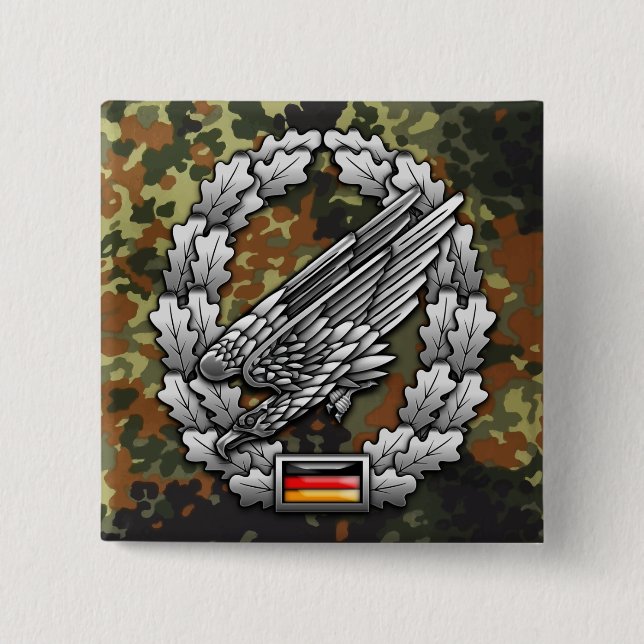 Fallschirmjägertruppe Barettabzeichen 15 Cm Square Badge (Front)