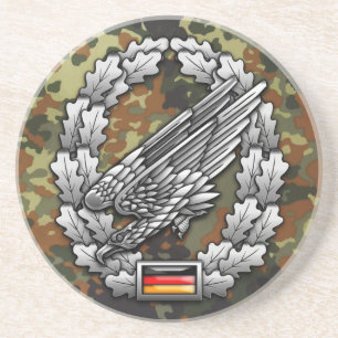 Fallschirmjägertruppe Barettabzeichen Coaster