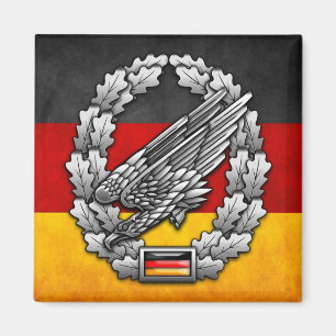 Fallschirmjägertruppe Barettabzeichen Magnet