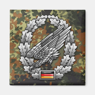 Fallschirmjägertruppe Barettabzeichen Magnet