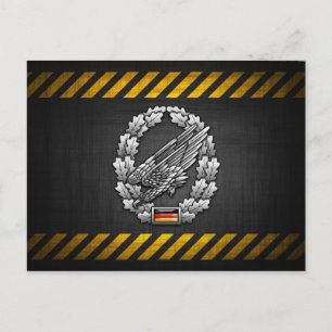 Fallschirmjägertruppe Barettabzeichen Postcard