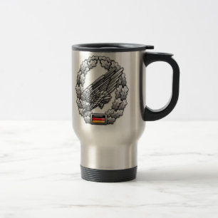 Fallschirmjägertruppe Barettabzeichen Travel Mug