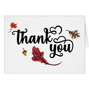 FallThank You Card