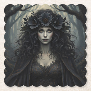 FallWitch  Paper Coaster
