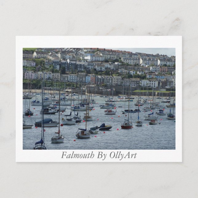 Falmouth By OllyArt Photography Postcard (Front)