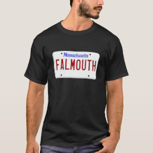 Falmouth Cape Cod Boston Massachusetts License Pla T-Shirt