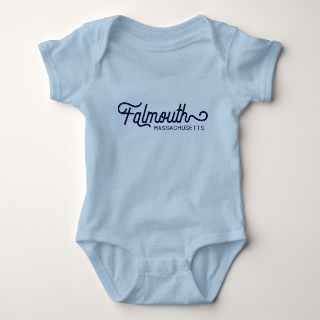 Falmouth Massachusetts Baby Bodysuit (Front)