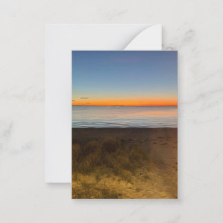 Falmouth Massachusetts Cape Cod Sunset Card
