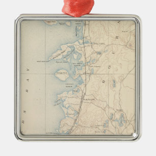 Falmouth, Massachusetts Metal Tree Decoration