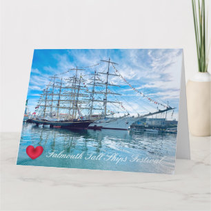 FALMOUTH TALL SHIPS FESTIVAL Cornwall Photo Card